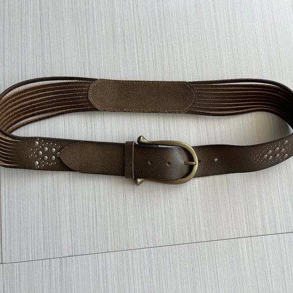 Studded leather belt main image 15